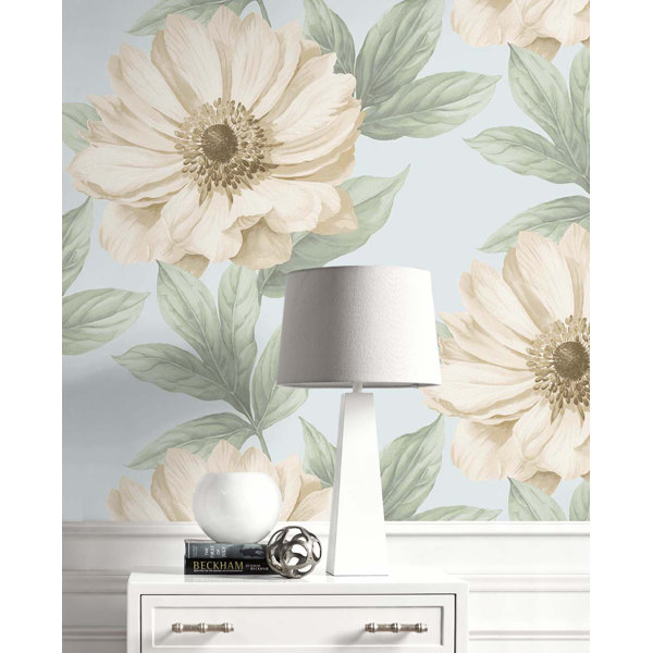 Lark Manor Rouleau de papier peint L 33 pi x l 20,5 po Alcario et